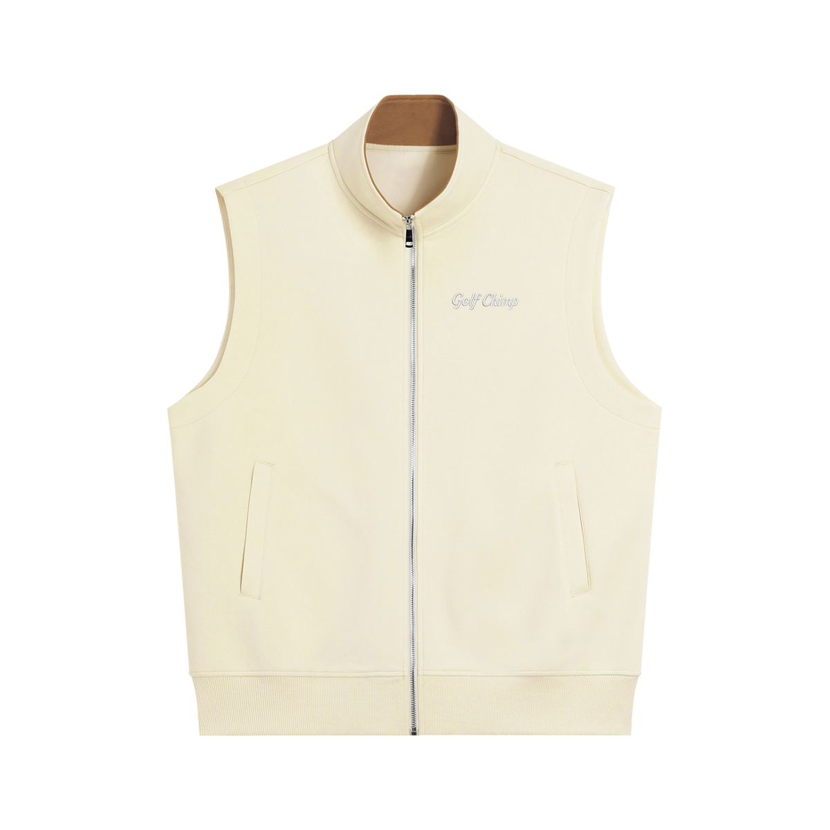 Caddie Vest golf gilet, fabric close-up