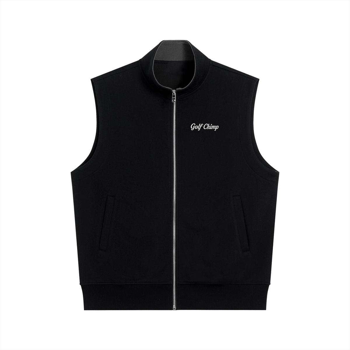 Caddie Vest — Full-Zip Golf Gilet
