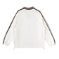 Clubhouse Sweatshirt, striped lapel collar detail