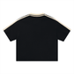 Rough Tee oversized golf polo, contrast shoulder stripe
