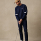 Fairway Sweatshirt — oversized golf crewneck with contrast sleeve taping by Golf Chimp