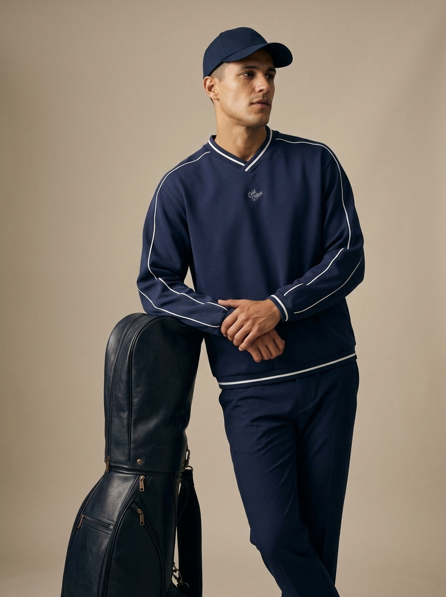 Albatross Sweatshirt — Colour Block Golf Sweatshirt