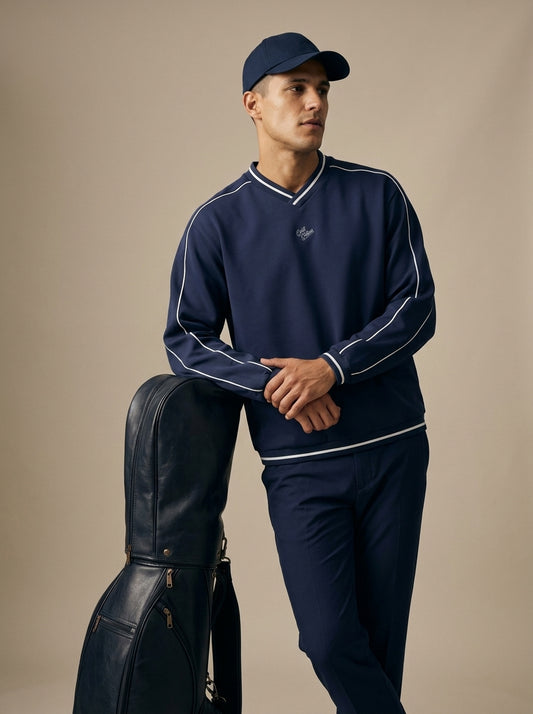 Albatross Sweatshirt — Colour Block Golf Sweatshirt